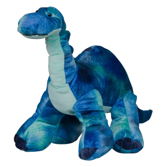 Blue Dino, a blue long-neck dinosaur